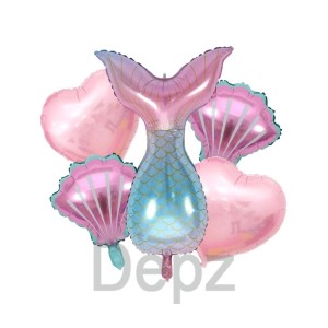 BALAO METALIZADO FUNDO DO MAR